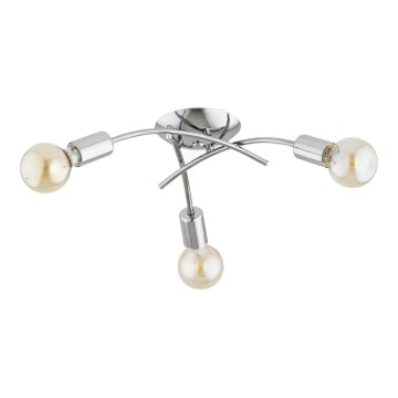 Przysufitowy żyrandol TORIZO 3xE27/15W/230V błyszczący chrom