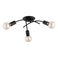 Przysufitowy żyrandol TORIZO 3xE27/15W/230V czarny