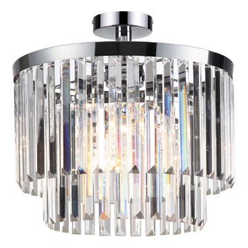 Przysufitowy żyrandol VETRO 4xE14/40W/230V błyszczący chrom