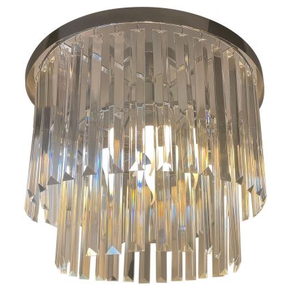 Przysufitowy żyrandol VETRO 4xE14/40W/230V błyszczący chrom