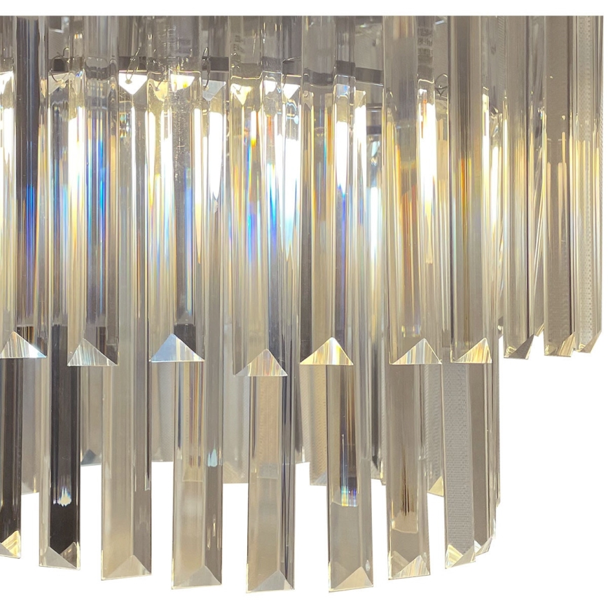 Przysufitowy żyrandol VETRO 4xE14/40W/230V błyszczący chrom