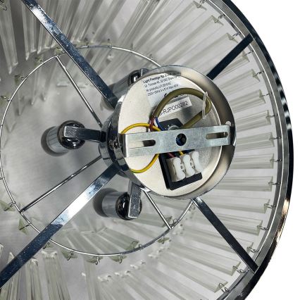 Przysufitowy żyrandol VETRO 4xE14/40W/230V błyszczący chrom