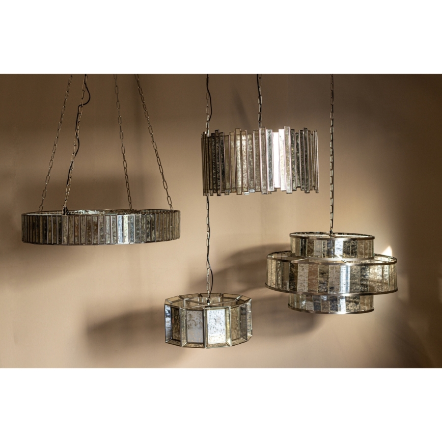 PTMD - Żyrandol na łańcuchu ANTIQUE 1xE27/40W/230V Ø 46 cm
