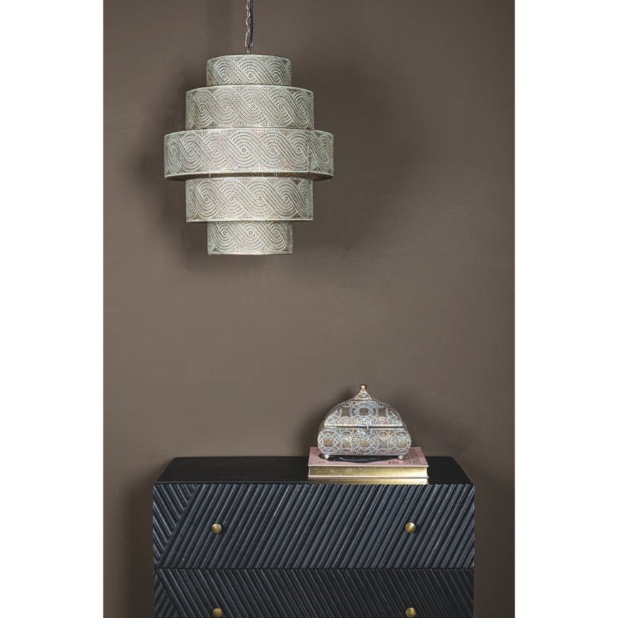 PTMD - Żyrandol na łańcuchu NARINDE 1xE27/40W/230V śr. 40 cm