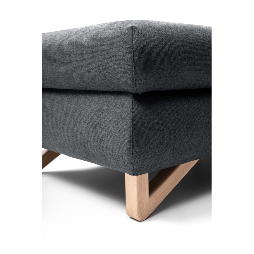 Pufa AVESTA 63x95 cm, antracyt