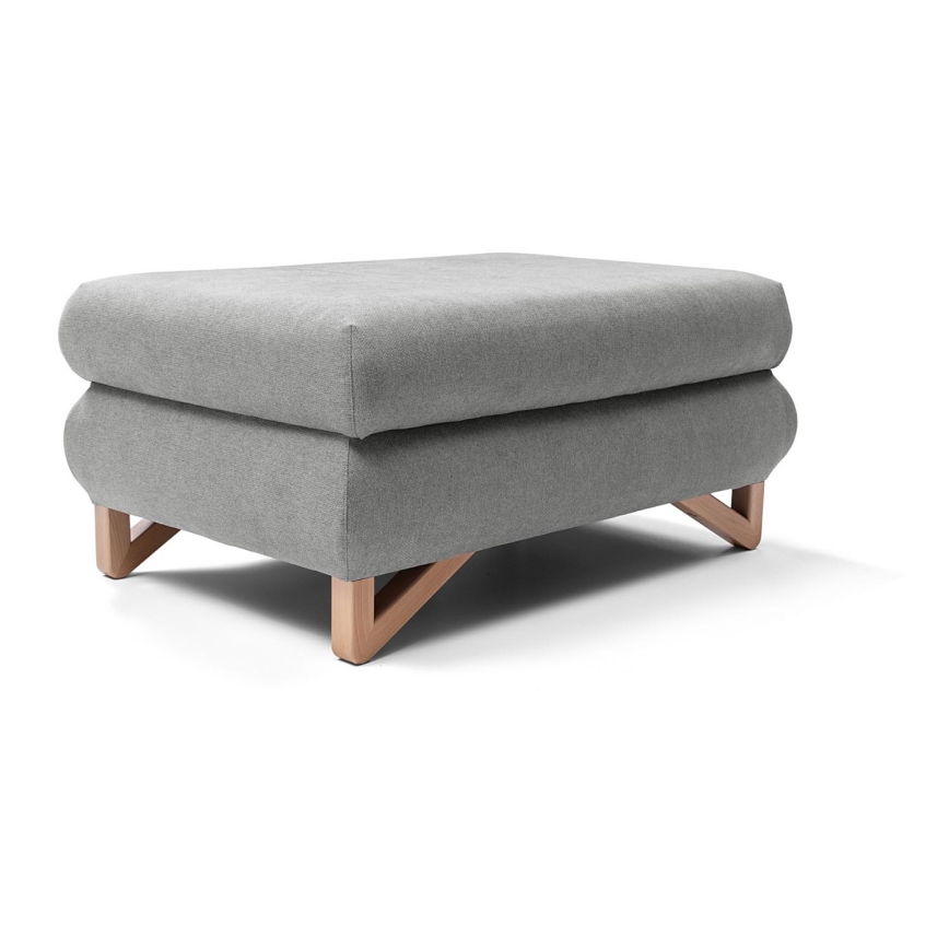 Pufa AVESTA 63x95 cm szara