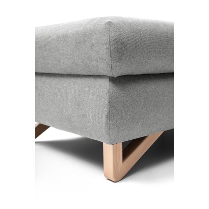 Pufa AVESTA 63x95 cm szara