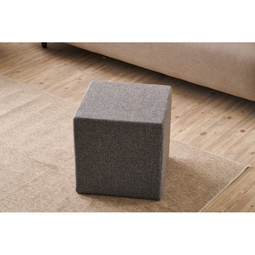 Pufa CUBI 40x40 cm antracyt