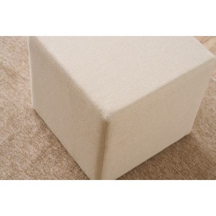 Pufa CUBI 40x40 cm kremowa