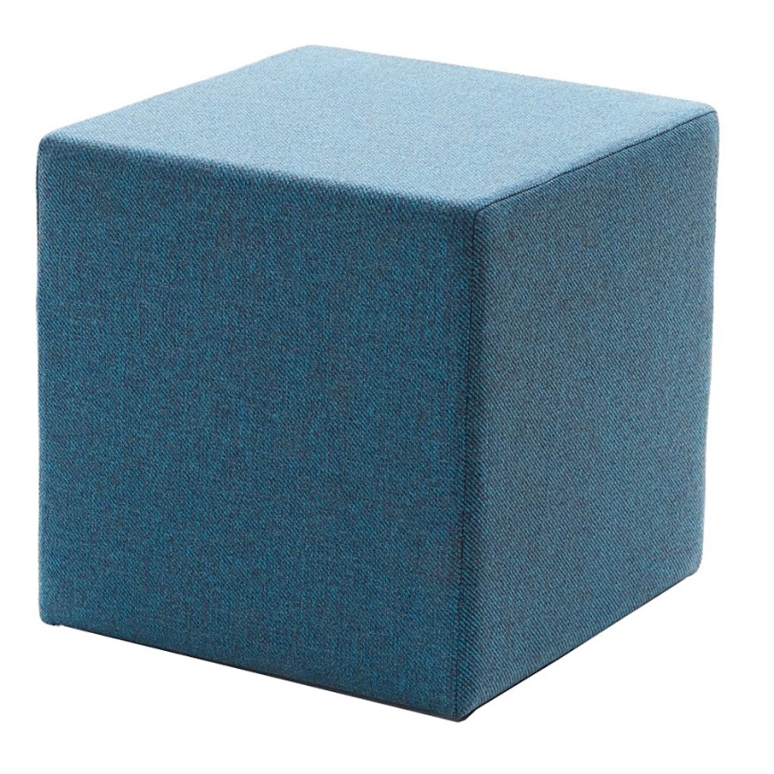 Pufa CUBI 40x40 cm niebieska