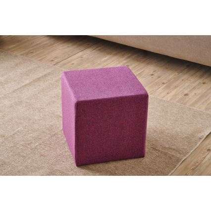 Pufa CUBI 40x40 cm różowa