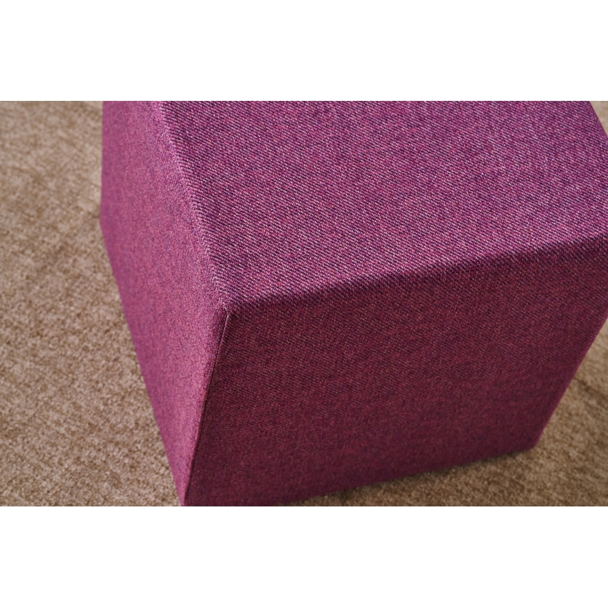 Pufa CUBI 40x40 cm różowa