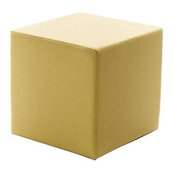 Pufa CUBI 40x40 cm żółta