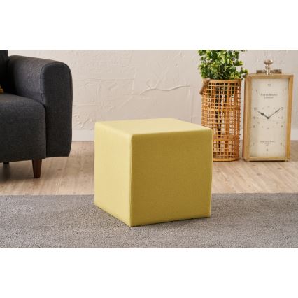 Pufa CUBI 40x40 cm żółta