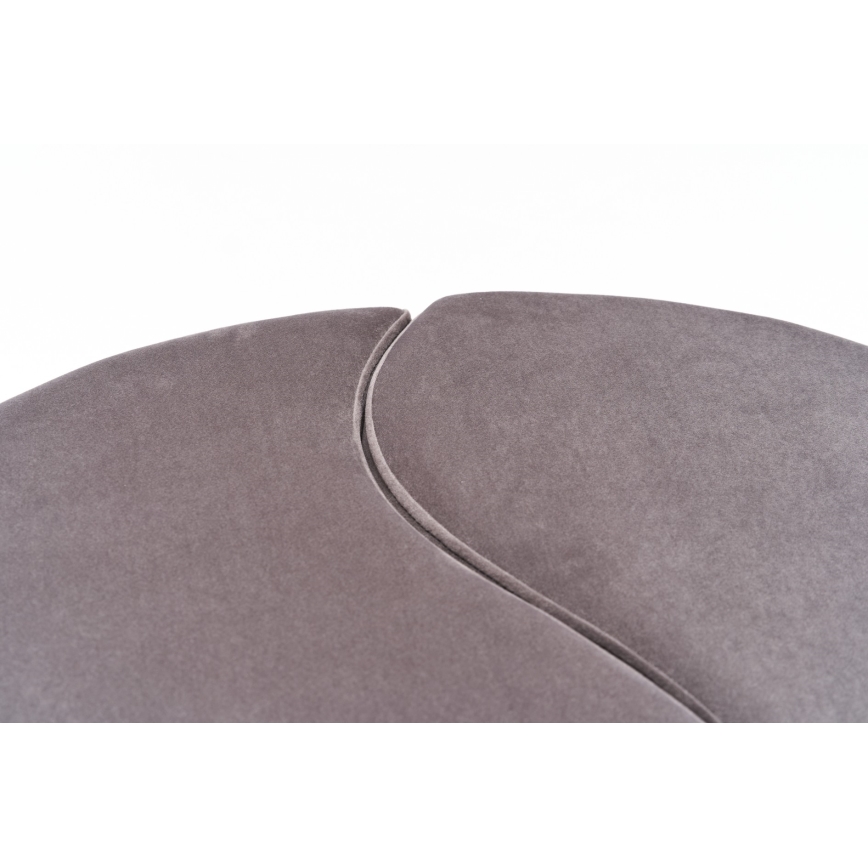Pufa JING śr. 80 cm brązowa