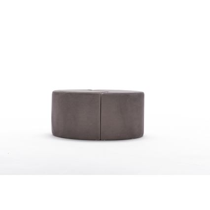 Pufa JING śr. 80 cm brązowa