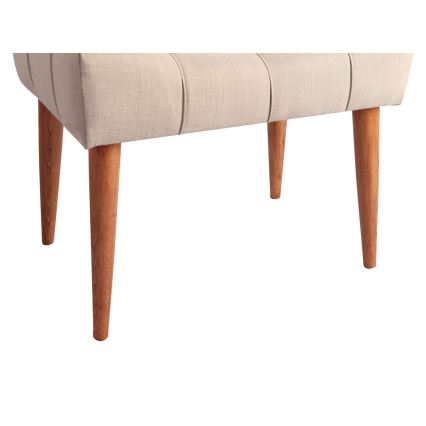 Pufa LUMI 40x58 cm kremowa