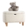 Pufa PIXI 37x61 cm biała