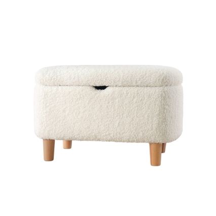 Pufa PIXI 37x61 cm biała