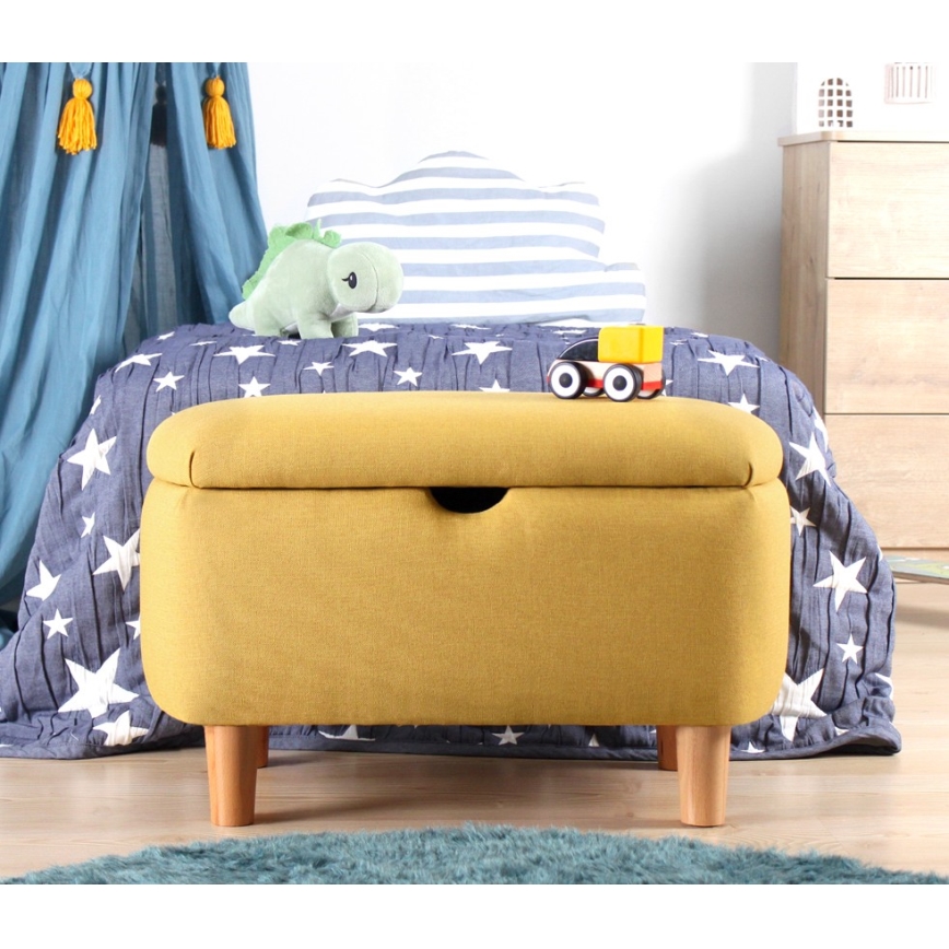 Pufa PIXI 37x61 cm żółta