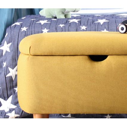 Pufa PIXI 37x61 cm żółta