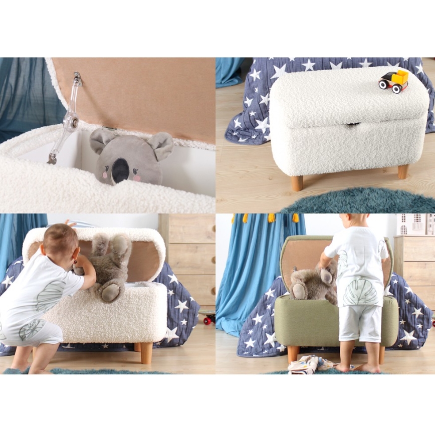 Pufa PIXI 37x61 cm żółta