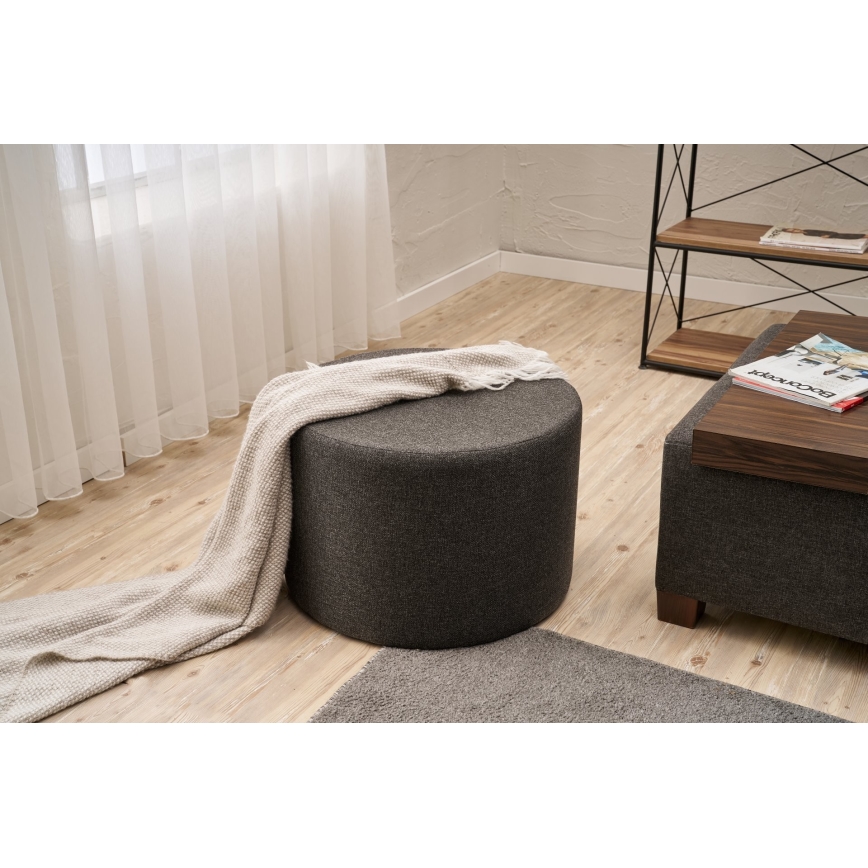 Pufa RABO, średnica 58 cm, antracyt