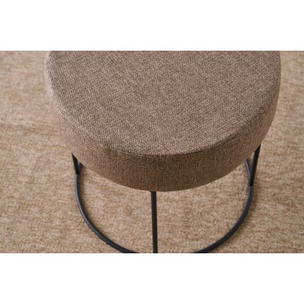 Pufa RELO śr. 40 cm brązowa