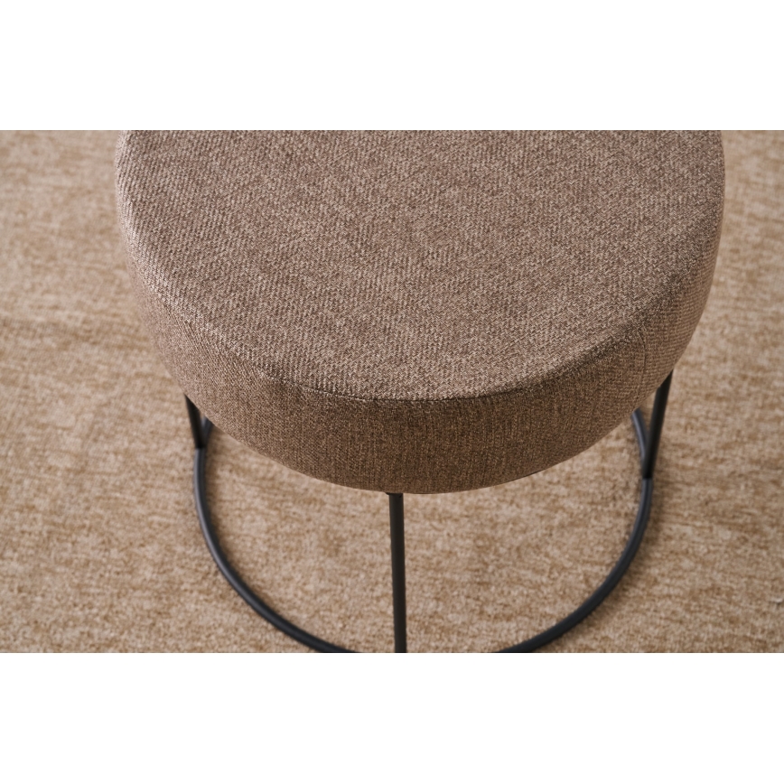 Pufa RELO śr. 40 cm brązowa