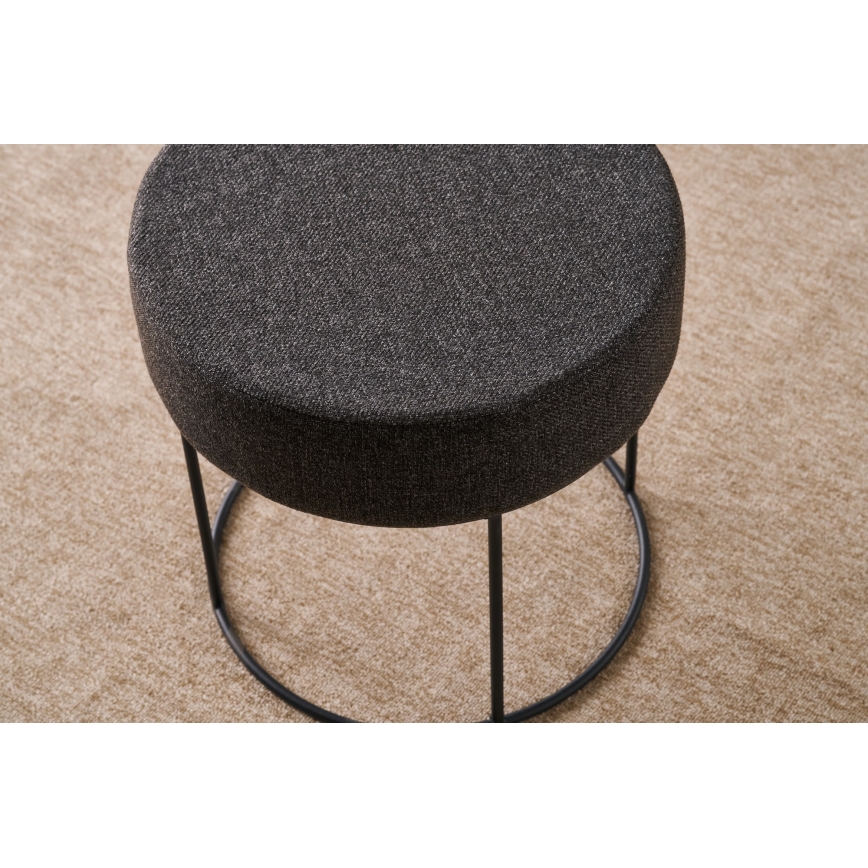 Pufa RELO śr. 40 cm ciemnobrązowa