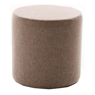Pufa RONDO śr. 40 cm brązowa