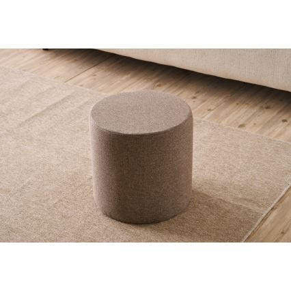 Pufa RONDO śr. 40 cm brązowa