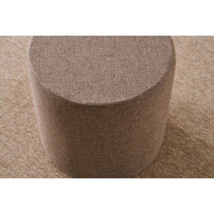 Pufa RONDO śr. 40 cm brązowa