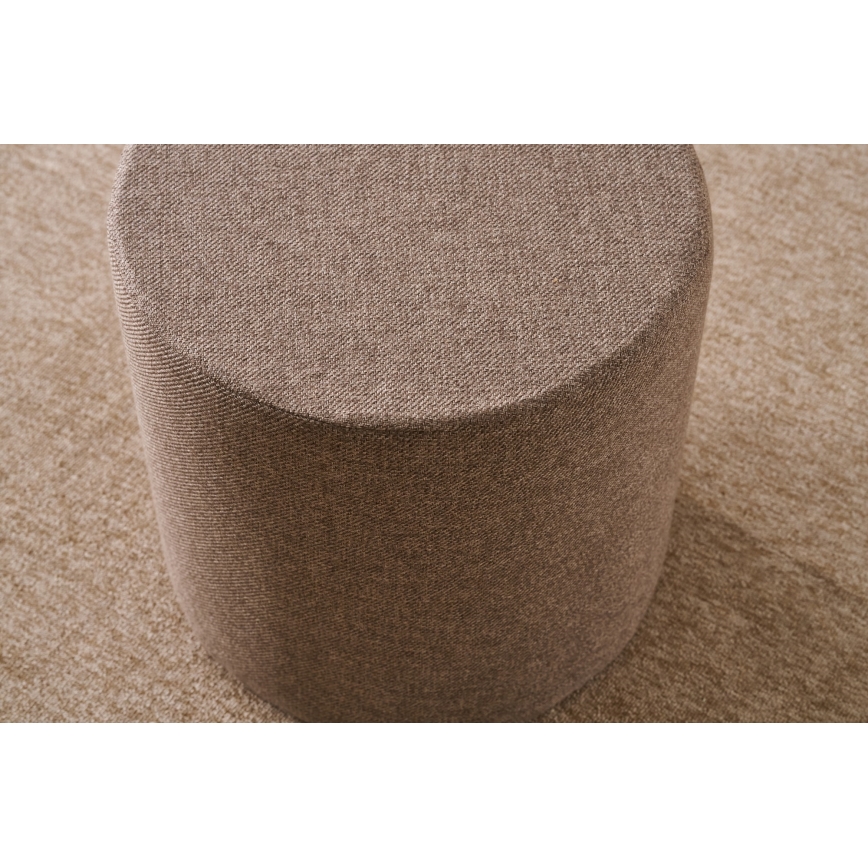 Pufa RONDO śr. 40 cm brązowa