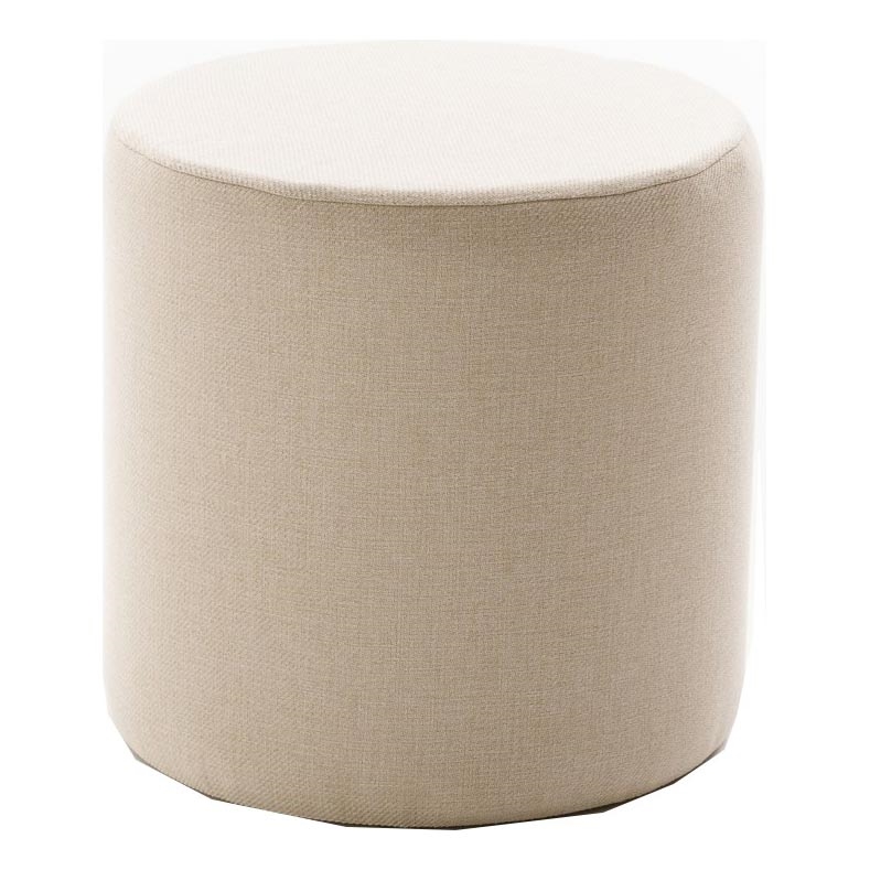 Pufa RONDO Ø 40 cm kremowa