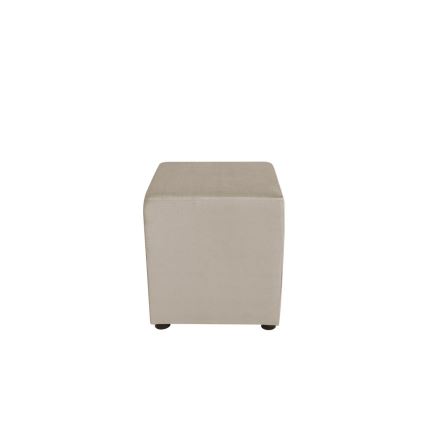 Pufa SIX 40x40 cm beżowa