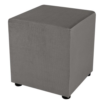 Pufa SIX 40x40 cm szara