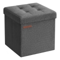 Pufa SULTAN 30x30 cm szara