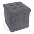 Pufa SULTAN 38x38 cm szara