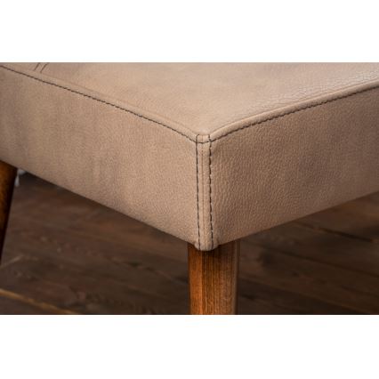 Pufa VITO 46x92 cm brązowa