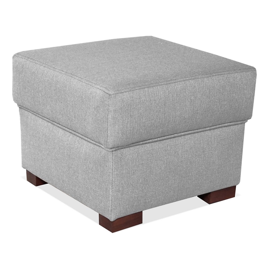 Pufa VIVA 51x51 cm szara