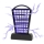 Pułapka na owady UV 1000 mAh/5V czarna