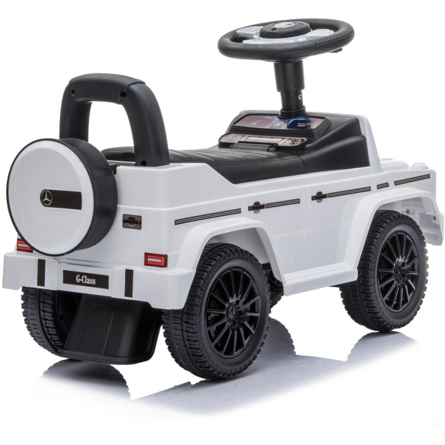 Push car Mercedes G350d biały/czarny