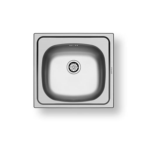 Pyramis 100139601 - Zlewozmywak kuchenny E33 46,5x43,5 cm satyna