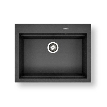 Pyramis 70094201 - Zlew kuchenny SIROS 67x51,5 cm  granit/czarny