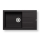 Pyramis 70217801 - Zlew kuchenny ATHLOS 86x50 cm granit/czarny matowy
