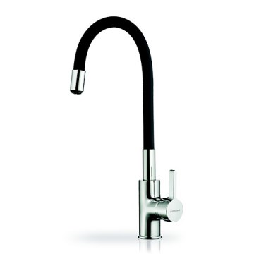 Pyramis 90919638 - Bateria kuchenna z elastyczną wylewką FLESSI czarna