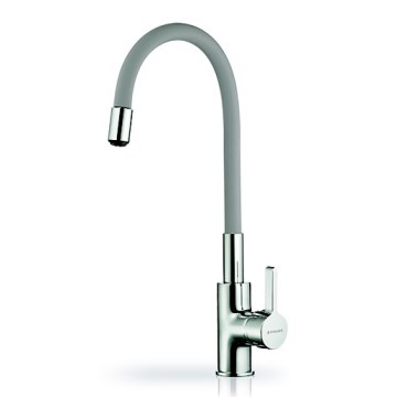 Pyramis 90938001 - Bateria kuchenna z elastycznym uchwytem FLESSI szary