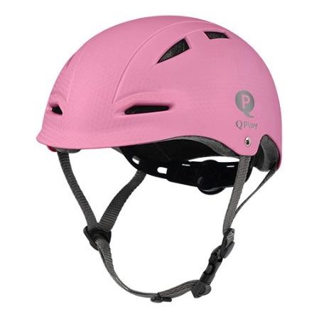 QPlay - Dziecięcy kask MANBO vel. M różowy