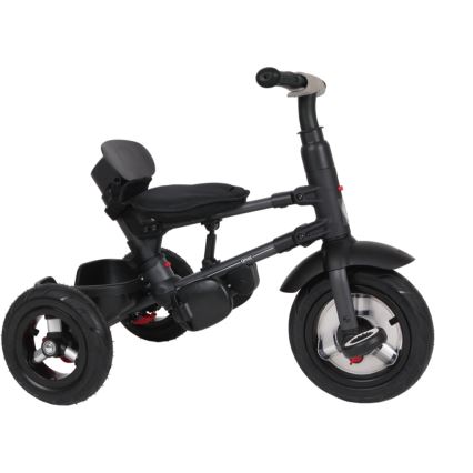 QPlay - Dziecięcy rowerek trójkołowy 3w1 RITO AIR szary